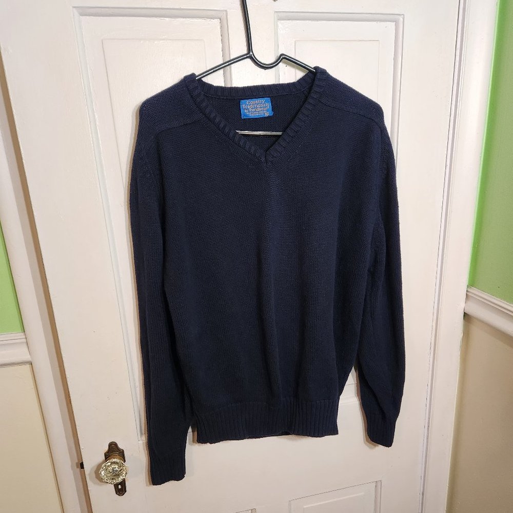 Men's Country Traditionals by Pendelton Navy Sweater Size M